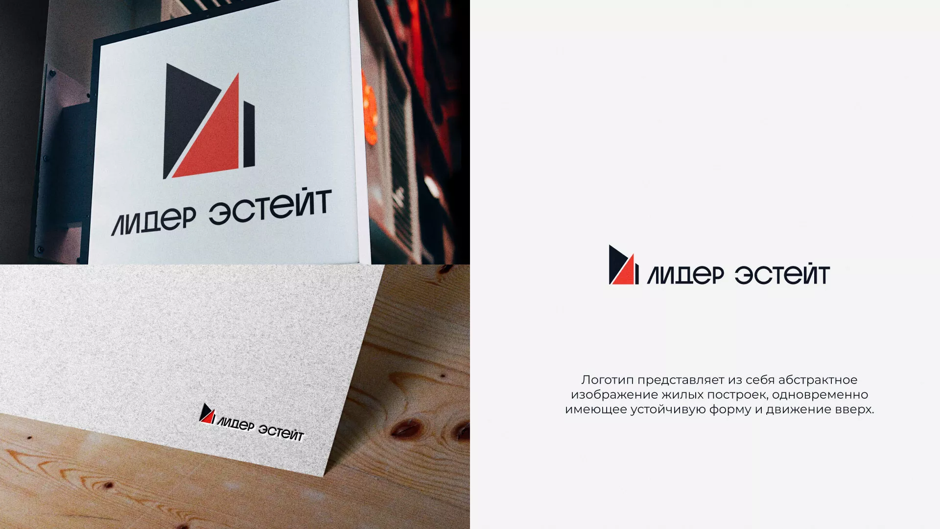 Сделали логотип для агентства недвижимости «Лидер Эстейт» в Себеже